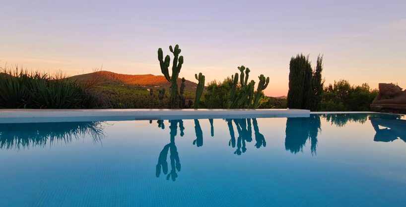 Magnifique propriété à louer à Ibiza avec piscine à Cala Jondal